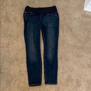 Dark wash skinny jeans - Gap maternity